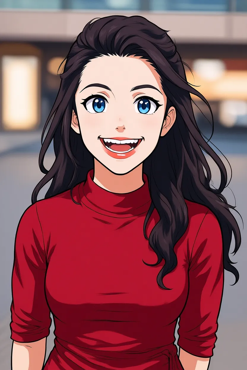 AI anime portrait example 2