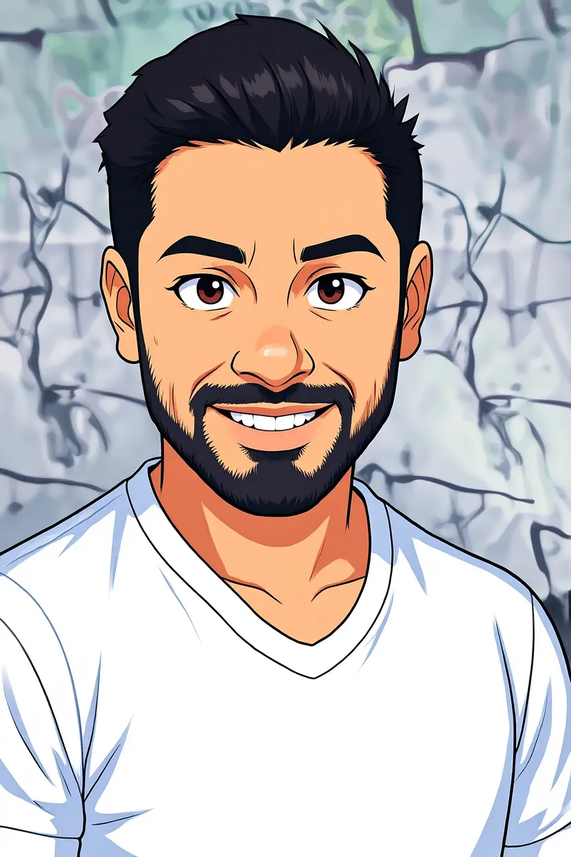 AI anime portrait example 3
