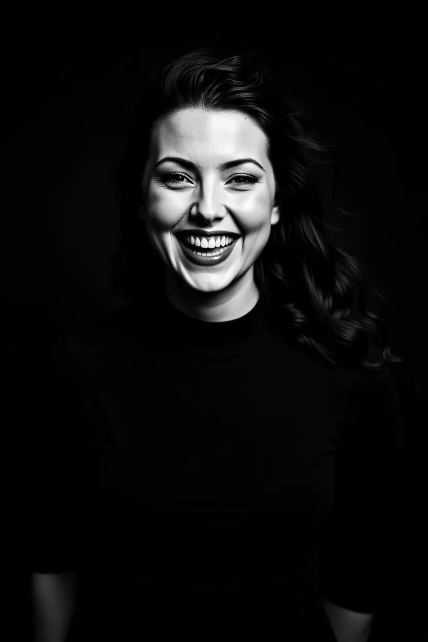 Black & White Portrait Generator example 2