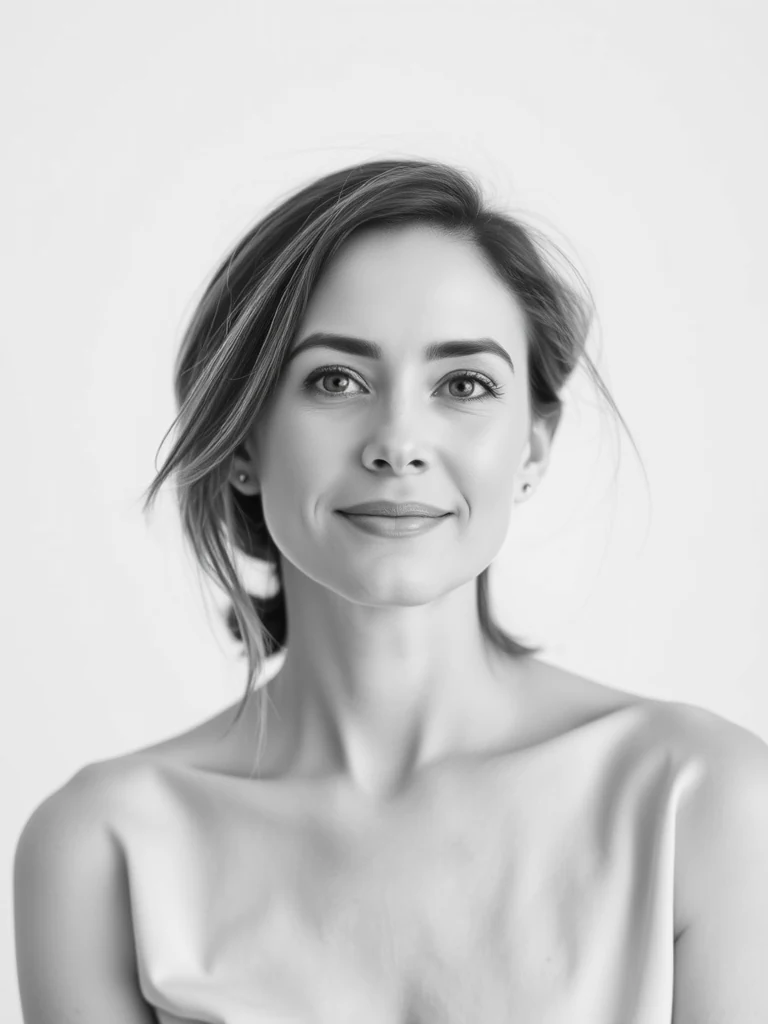 Black & White Portrait Generator example 4