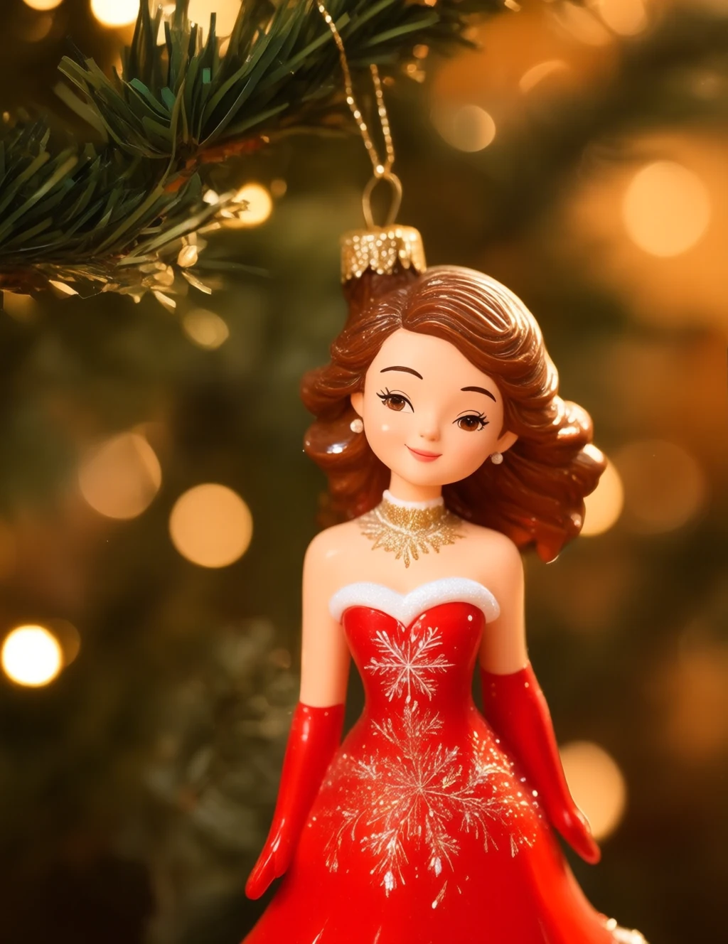 AI Christmas Ornament Generator example
