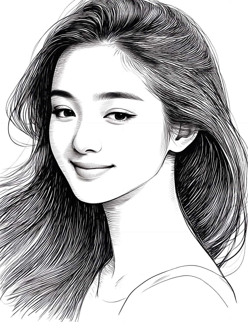 AI Ink Illustration Generator example
